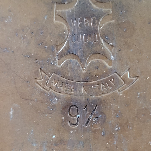 Spatarella Shoes Mens Size 10.5 Oxford Brogue Leather Made Italy Dress Formal - Picture 16 of 16